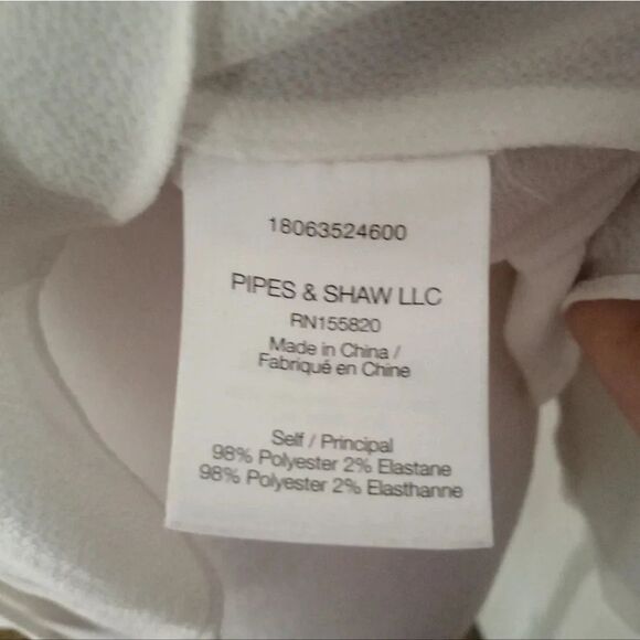 Veronica Beard Light Cream Color Ruffle Detail Crepe Feel Blouse Size 4 - Picture 7 of 7